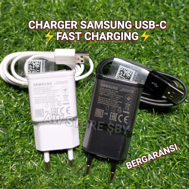 CHARGER SAMSUNG TYPE C FAST CHARGE A20 A20S A30 A30S A50 M20 M30 M30S M21 M31 A11 M11 model s10+