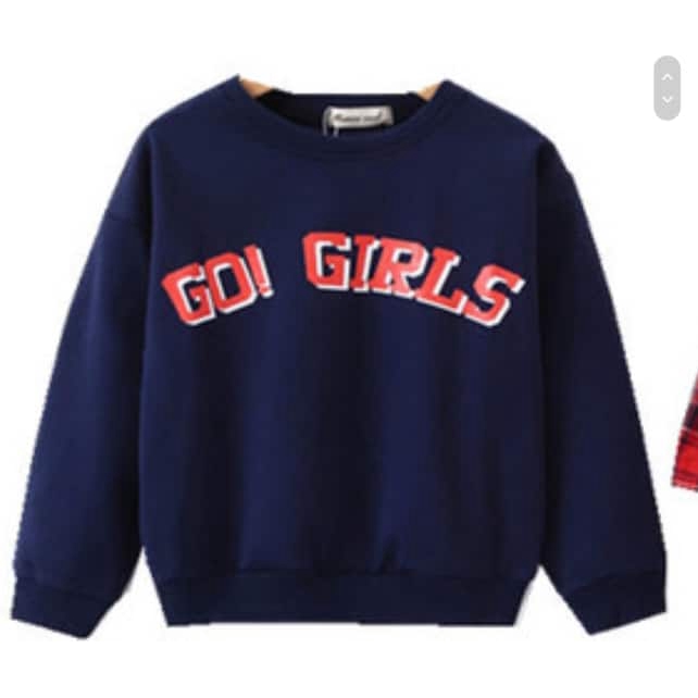 Sweater Fleece Anak Perempuan 1 - 6  tahun / NAVY GO GIRLS Fleece Sweater