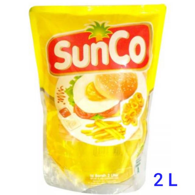 

[KHUSUS Gosend/ Grab] Minyak Goreng Sunco Refill 2L