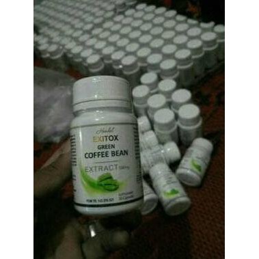 Diet Original-Asli-K741R9W- Exitox Green Coffee Bean Obat Pelangsing, Obat Diet Aman Original
