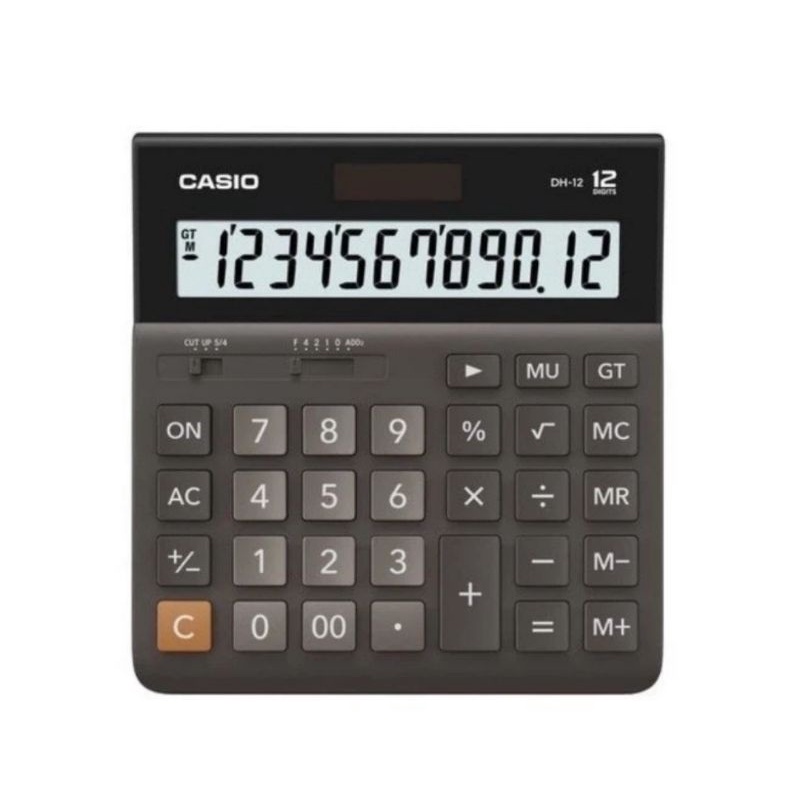 

CASIO WIDE CALCULATOR DH 12 KALKULATOR KEYPAD LEBAR 12 DIGIT