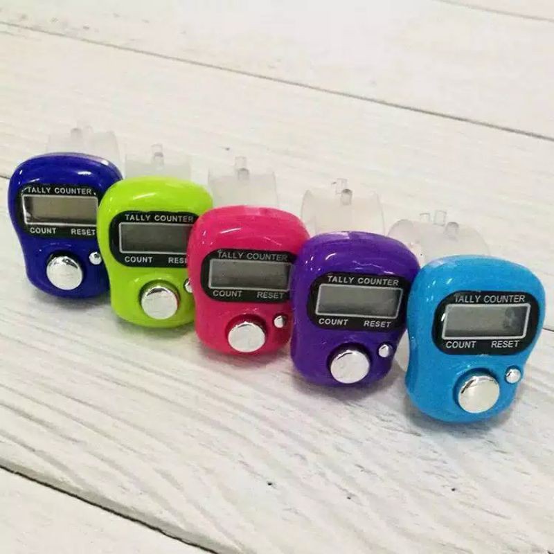 Tasbih Digital Finger Jari Counter LED Alat Hitung Digital