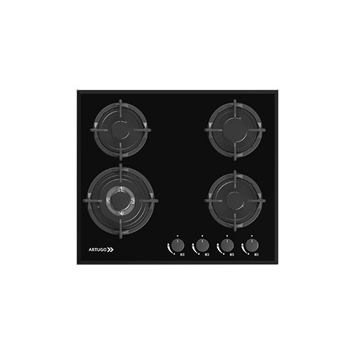 Artugo Built In Glass Gas Hob/Kompor Tanam Gas AH 460 CB Panjang 60 cm