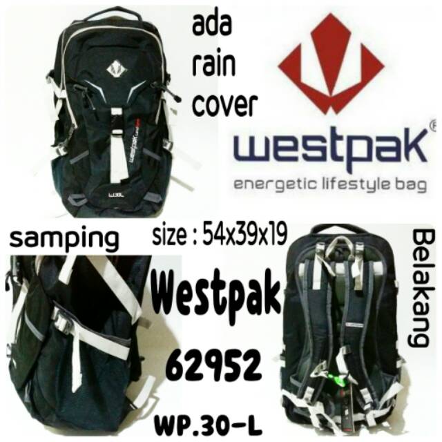 Tas ransel backpack westpak 62952 tas punggung keren terbaru dan termurah