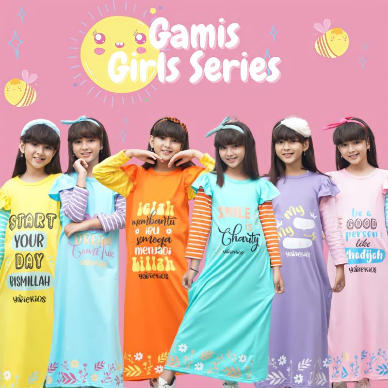 Gamis anak Yabie Kids