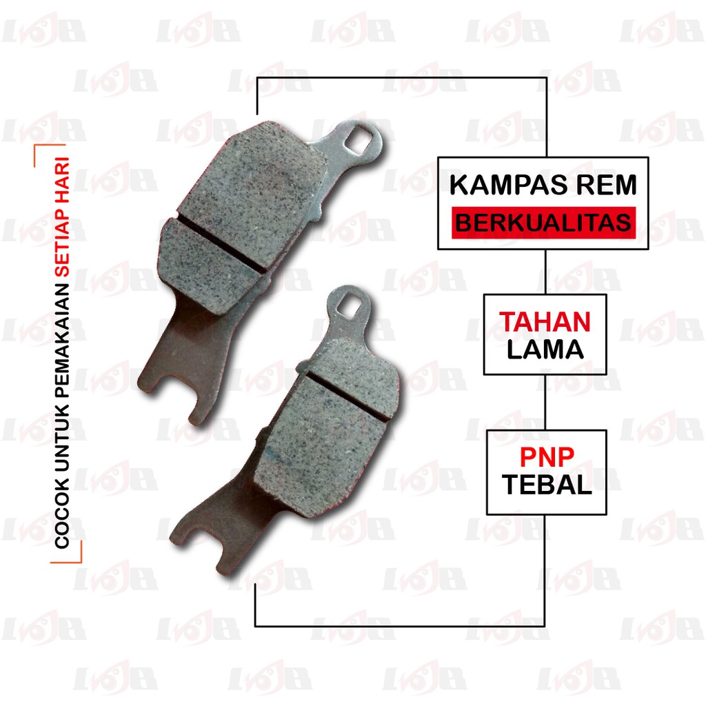 Murah Disc Pad REAR FU Injeksi FI New Kampas Rem Cakram BELAKANG Satria F150