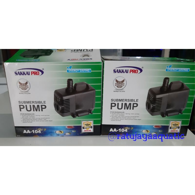 Sakkai Pro AA-104 / pompa air celup filter aquarium kolam