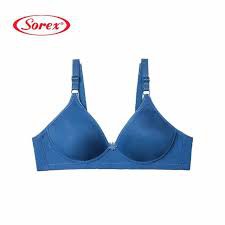 Bra BH Tanpa Kawat Super Soft Sorex 17238-34 Biru Tua