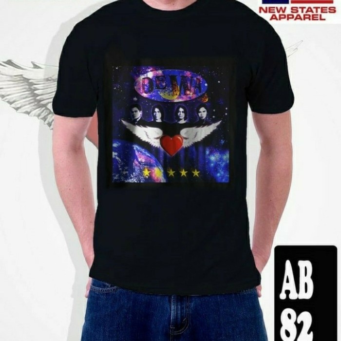 KAOS BAHAN 30S DISTRO DEWA 19 BINTANG 5 LIMA BAND POLOS CUSTOM HIGHT QUALITY