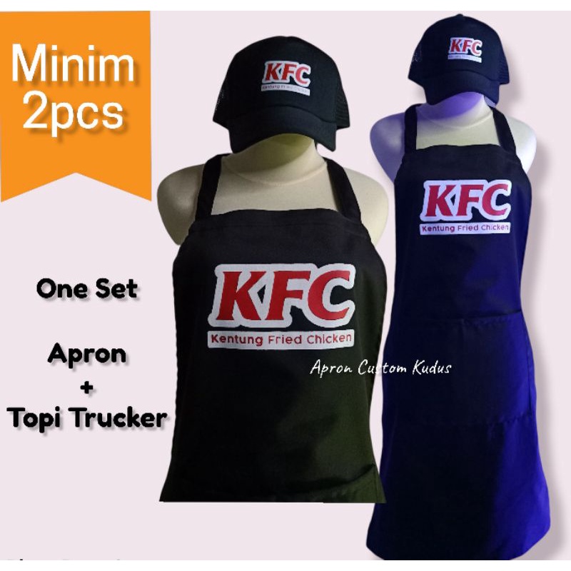 APRON CUSTOM SABLON / APRON MASAK / APRON BARISTA