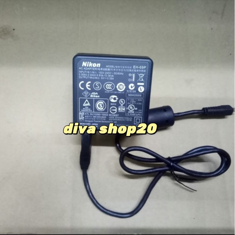 charger adaptor camera digital sony DSC W830 original merk nikon