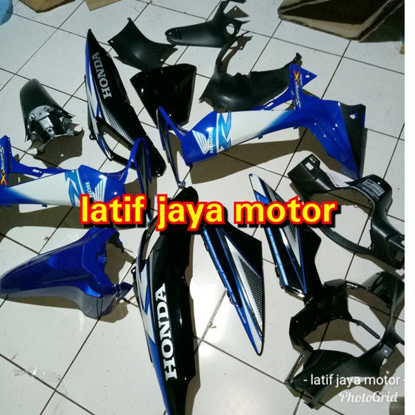 cover body fullset supra x 125 2007 2012  .