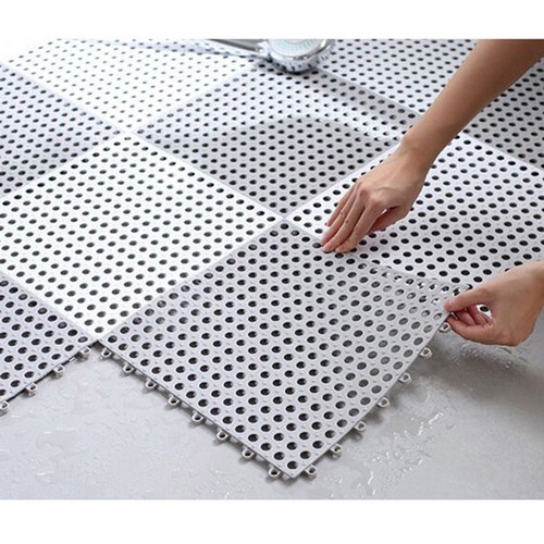 Barnik88 Karpet Kamar Mandi Polkadot Anti Licin 30x30 cm / Keset Alas Lantai Dapur Anti Slip murah!!