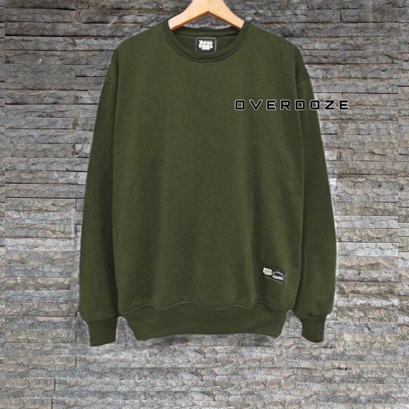 Sweater Crewneck Sweatshirt Polos Cowok Cewek Pria Wanita Terlaris