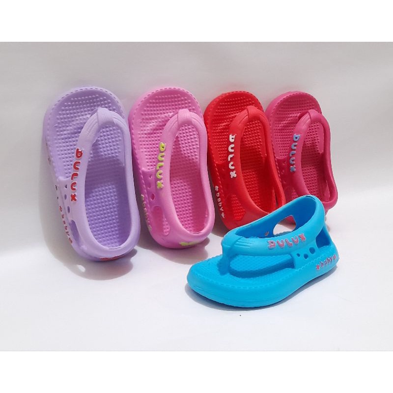 Sandal Jepit Balita S20-25 Sendal Tali Balita Karet Empuk Merk Dulux Anti Slip