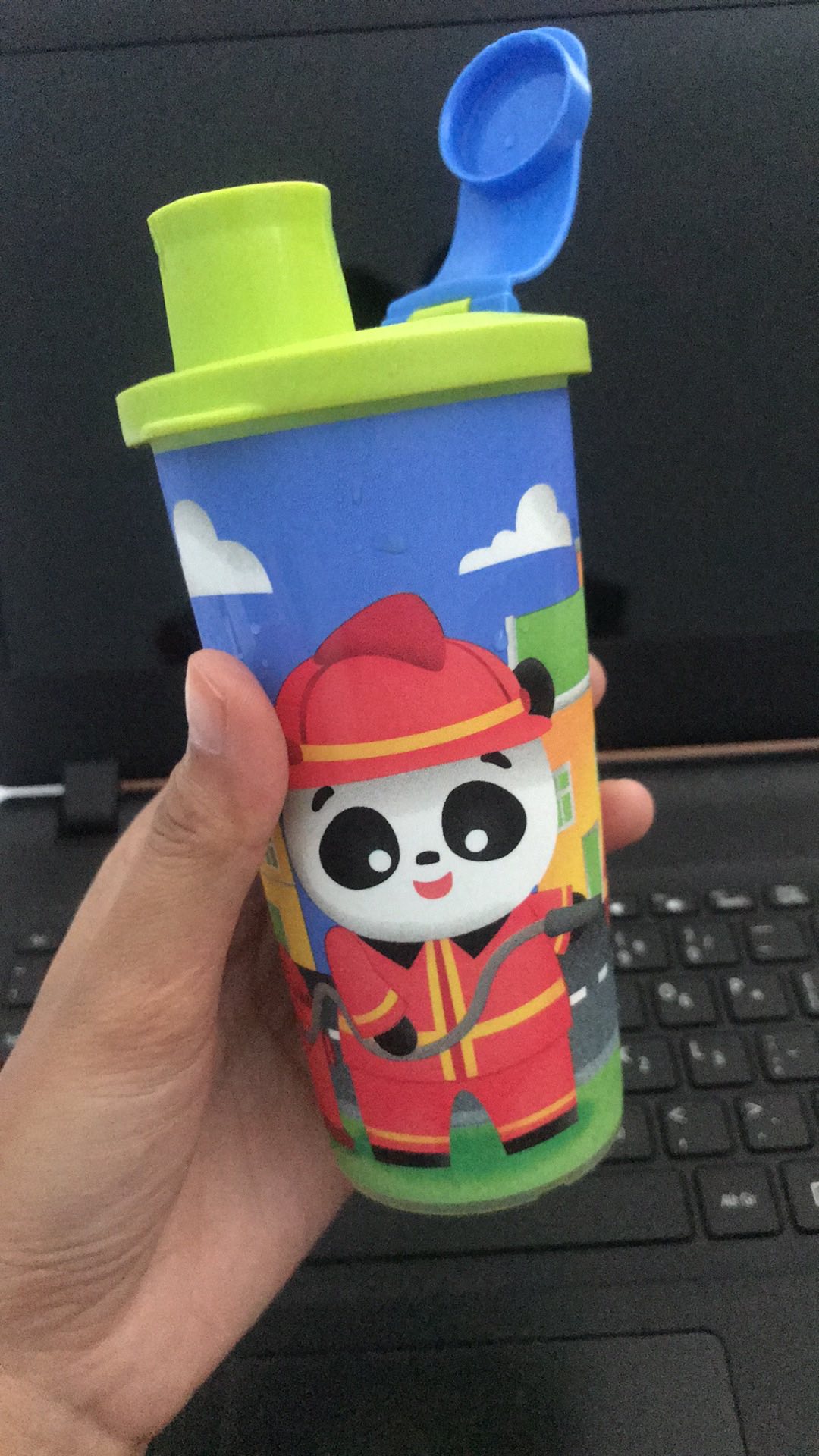 Fun Tumbler - Panda (1 Pcs) Gelas / Botol Minum Tupwr