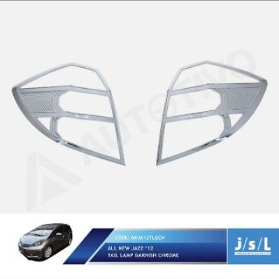 Garnish List Lampu Mobil Belakang Jazz 2011-2012 Cover Chrome JSL