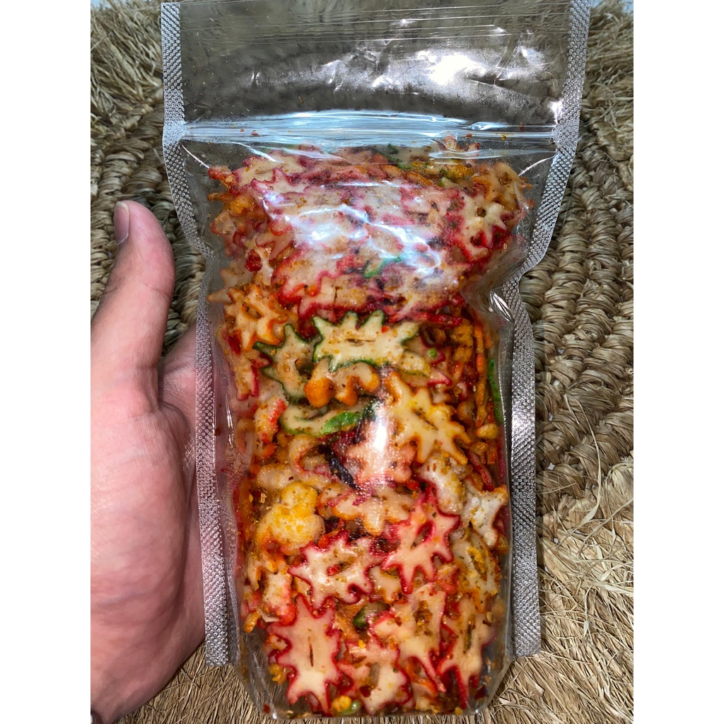 

(TERMURAH) Kerupuk bantet bintang pedas / kerupuk bintang