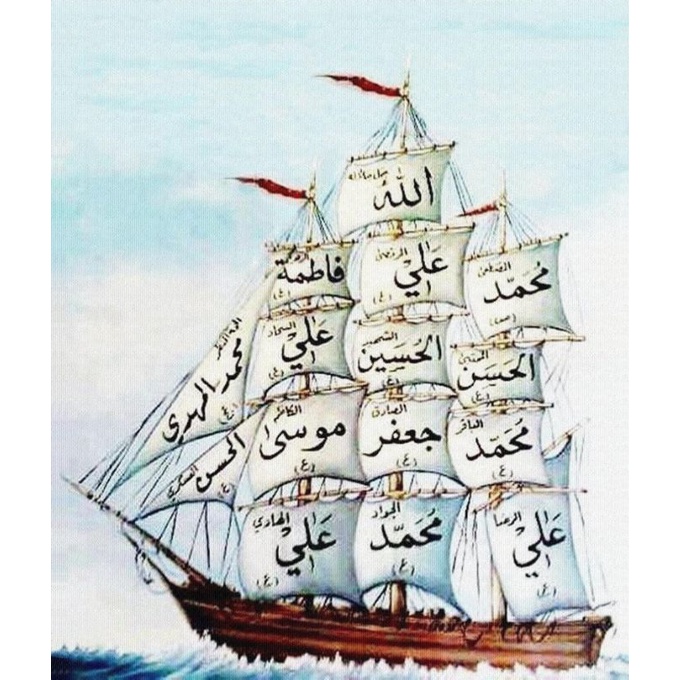 

stiker perahu 14 manusia suci 6x8cm