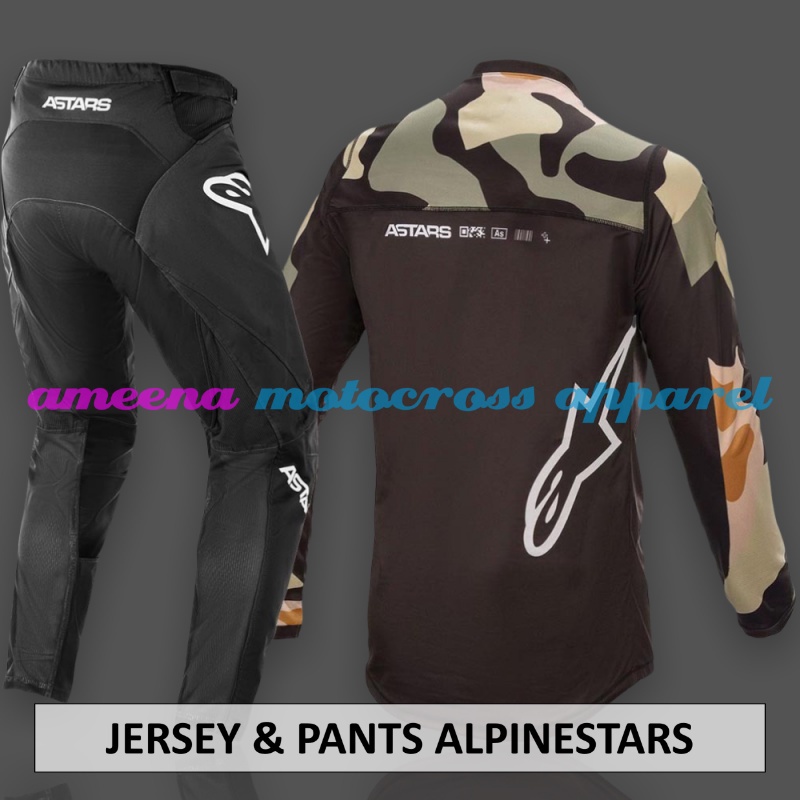 Jersey Custom Nama - Jerseyset Stelan - Jersey Celana Motocross - Jerseyset Stelan - Jersey Trail - Jersey Pants MX Adventure - Jersey Premium -AS022