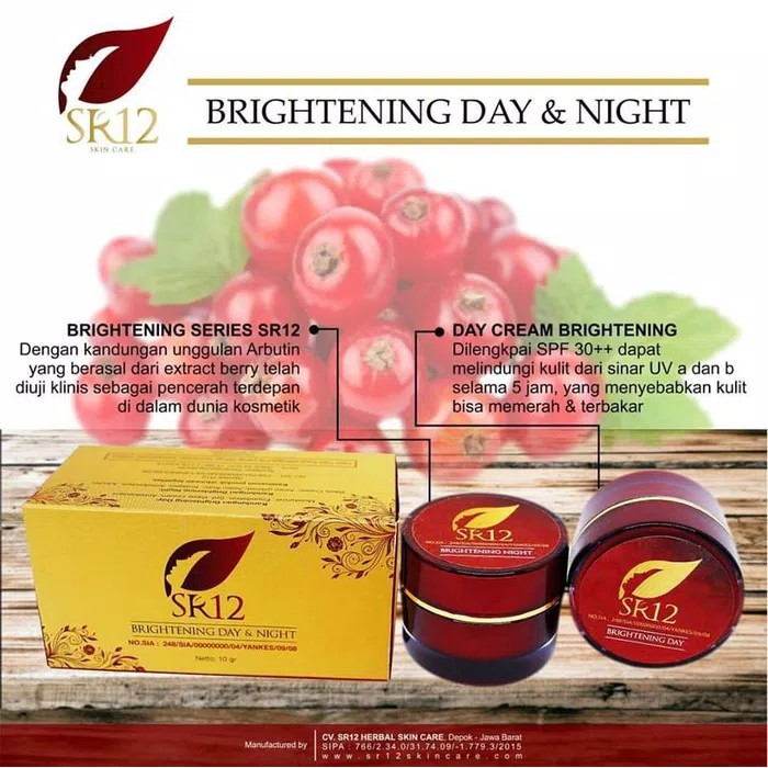

Brightening Day & Night Cream SR12 Herbal