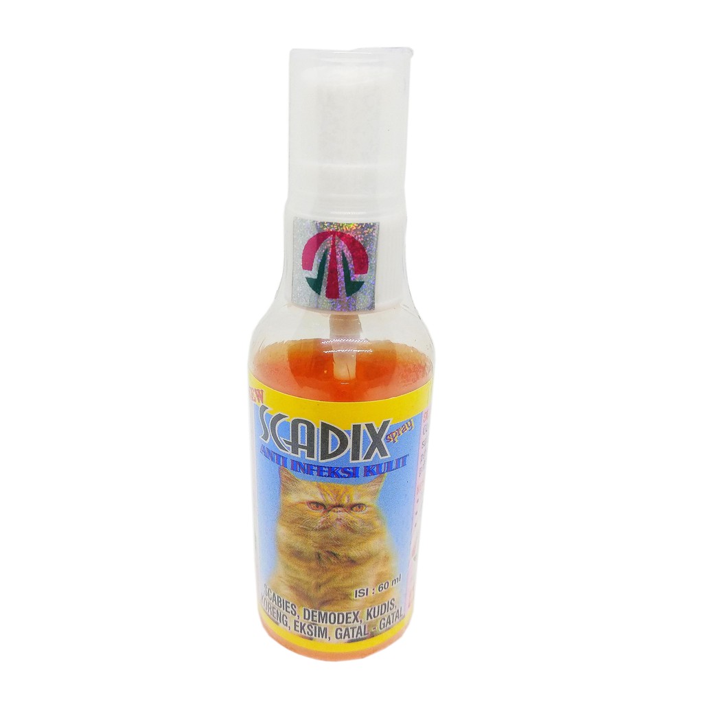 SCADIX Obat Kucing Spray Anti Infeksi Kulit Kucing - 60ml