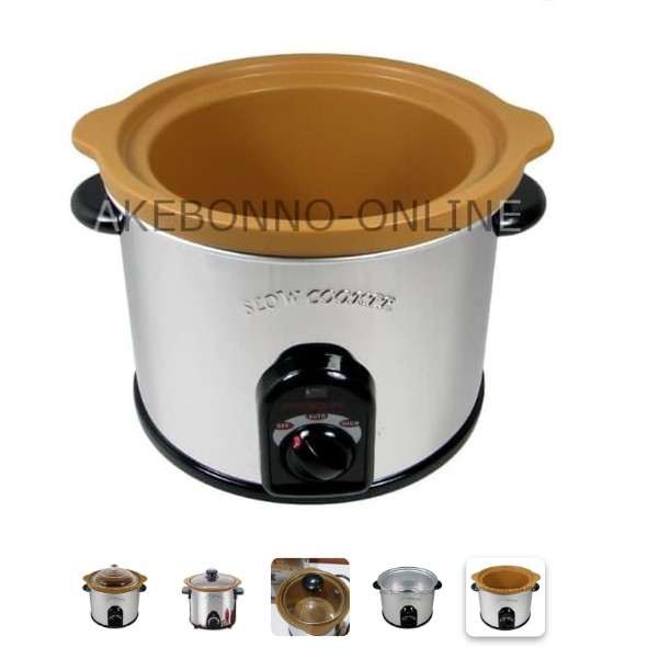 Akebonno Slow Cooker Listrik 3.5L - Penanak Elektrik Made in Taiwan