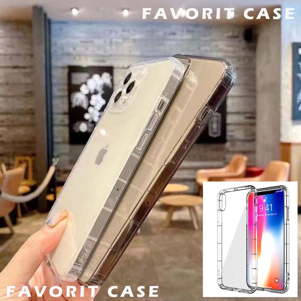 iPhone 13 12 11 Pro Max X Xr Xs 8 7 6 6s Mini PREMIUM Soft Case Lucu Silikon Casing Transparan Anti 