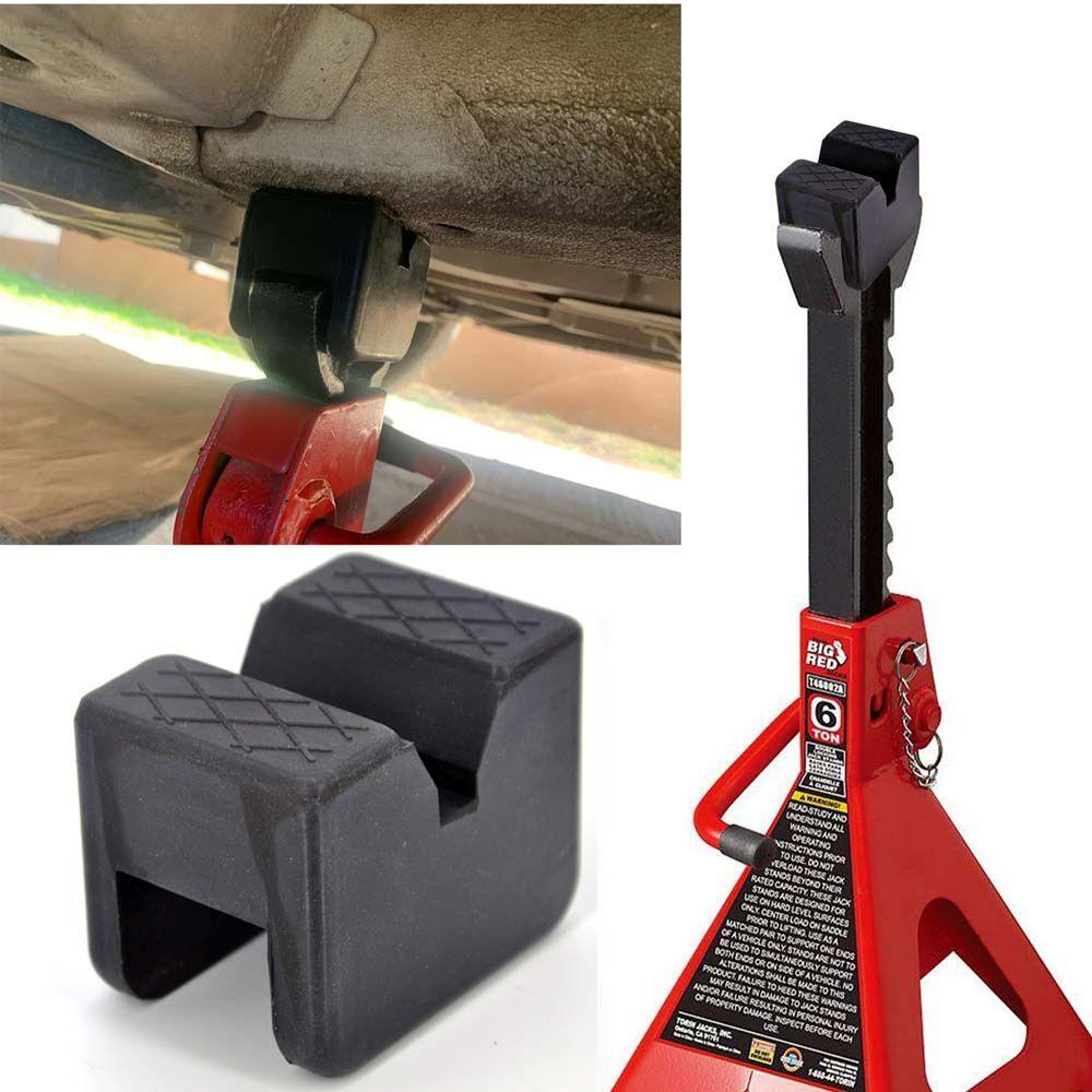 Lanfy Bantalan Karet Universal Frame Rail Pinch Stand Mat Jack Stand