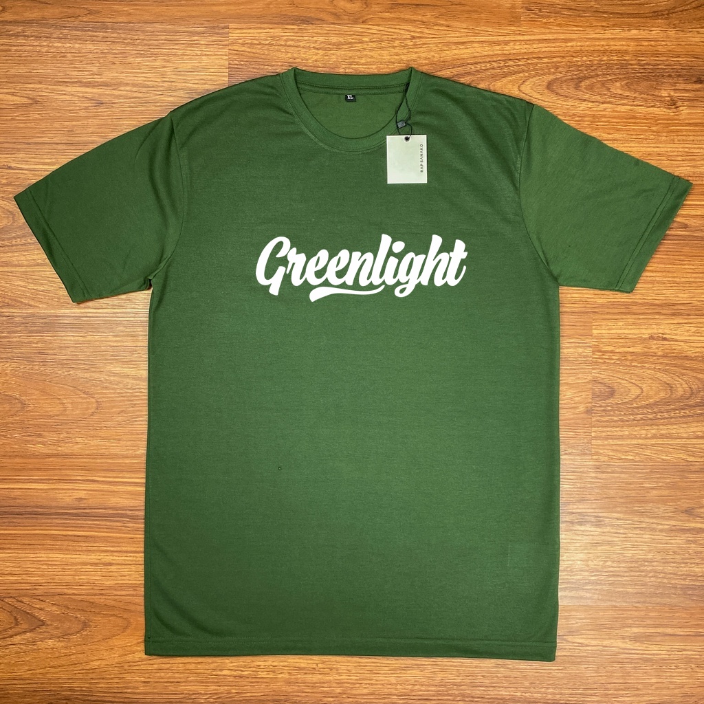 BAJU KAOS PRIA GREENLIGHT T-SHIRT TERLARIS TERBARU LENGAN PENDEK GRENLET