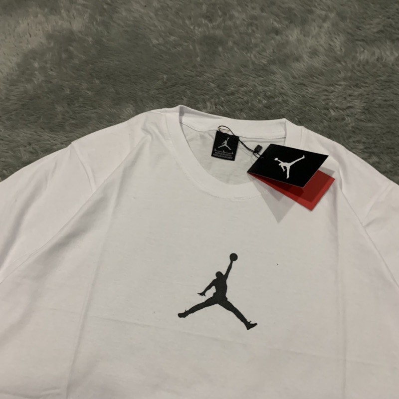 Kaos Tshirt Air Jordan Jumpan Logo Small Fulltag &amp; Lebel