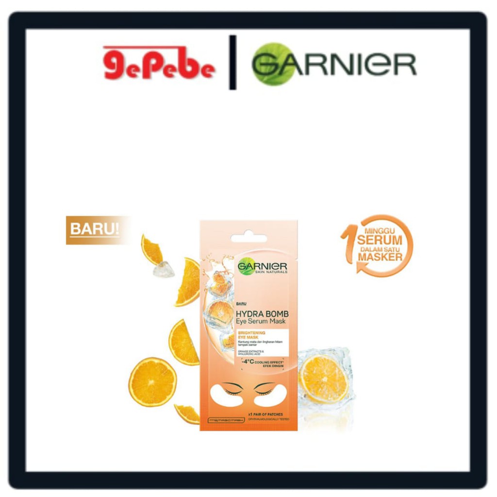 Garnier Eye Serum Mask Hydra Bomb masker mata