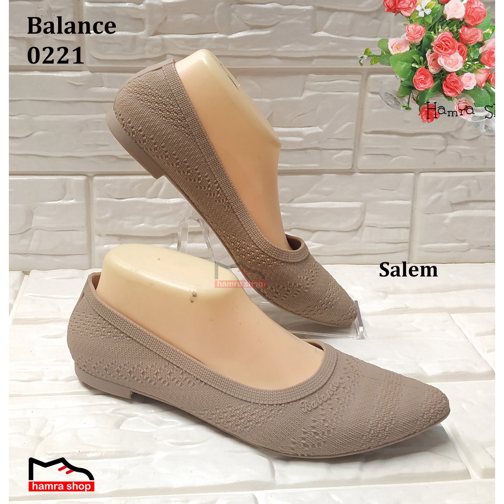 Balance 0221 Sepatu Flatshoes Wanita Bahan Jelly