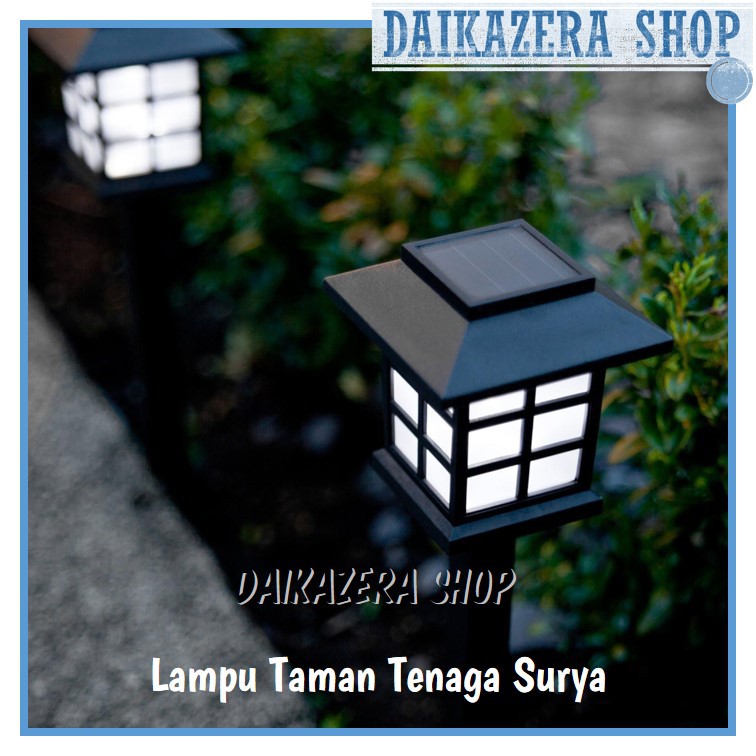 Lampu Taman Tenaga Surya / Solar Cell / Lampu Kebun / Lampu Tancap