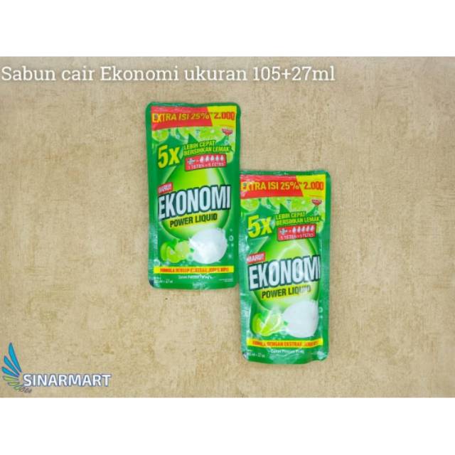 SABUN CUCI PIRING EKONOMI LIQUID 105+27ML