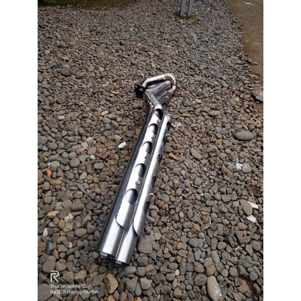 Knalpot Scrambler stainless steel W175 Estrella