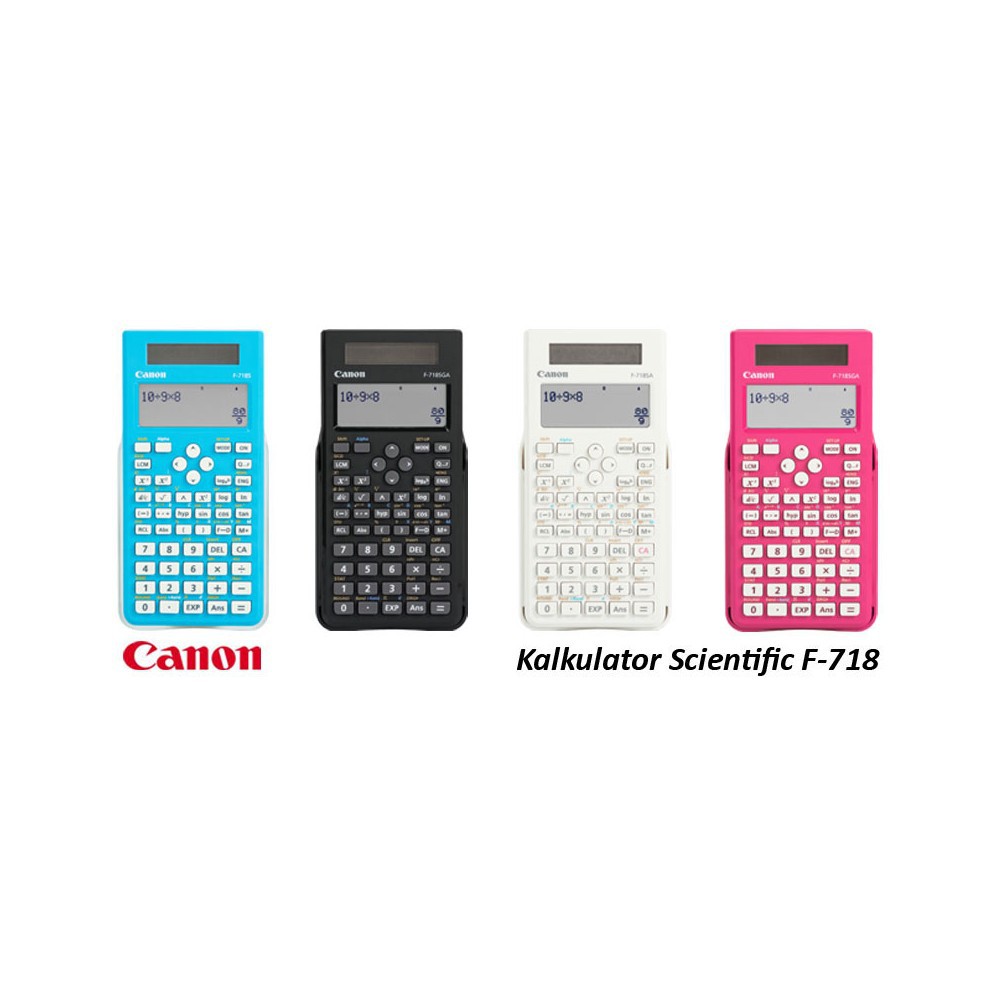 

CANON CALCULATOR F718-SGA SERIES