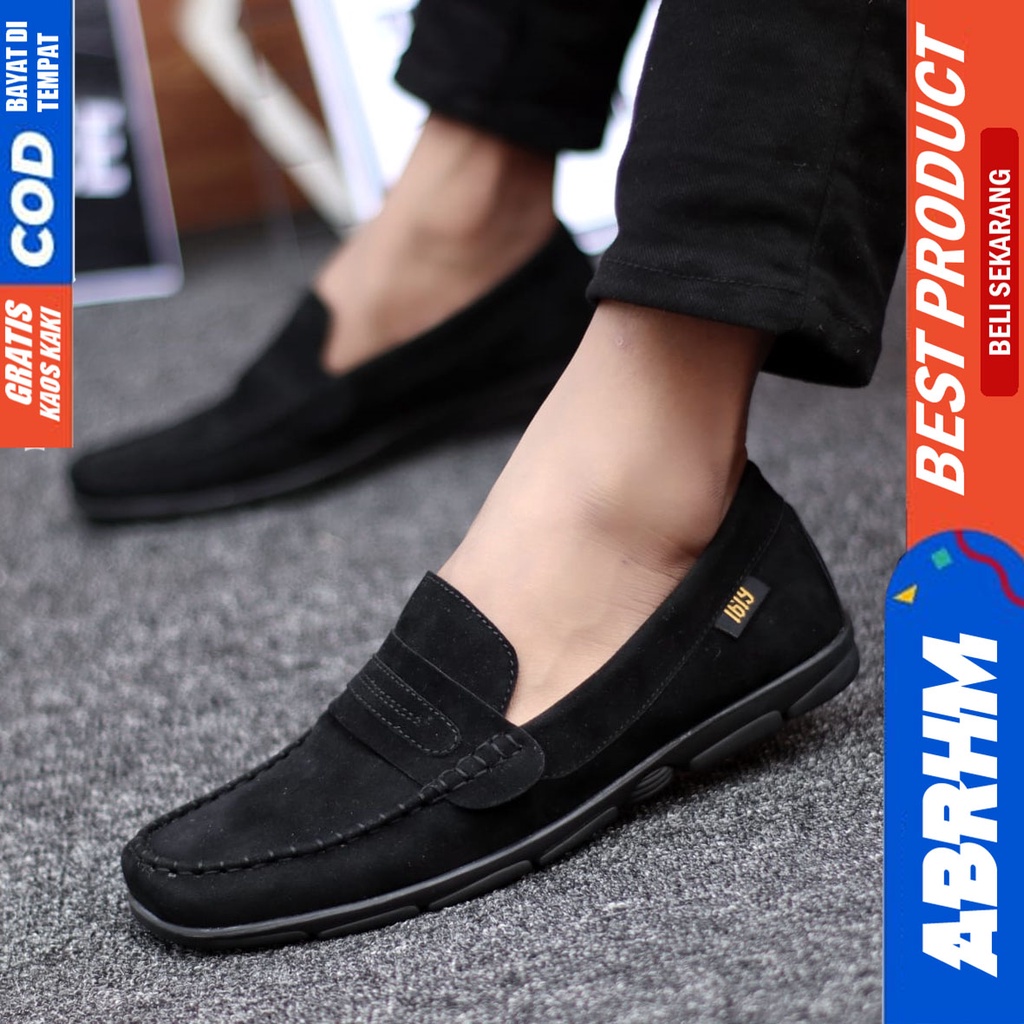 Abrhm Titan - Sepatu Slip On Pria Casual