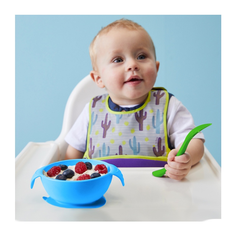 BBOX Silicone First Feeding Set Bowl and Spoon - B.Box Mangkok dan Sendok Silikon