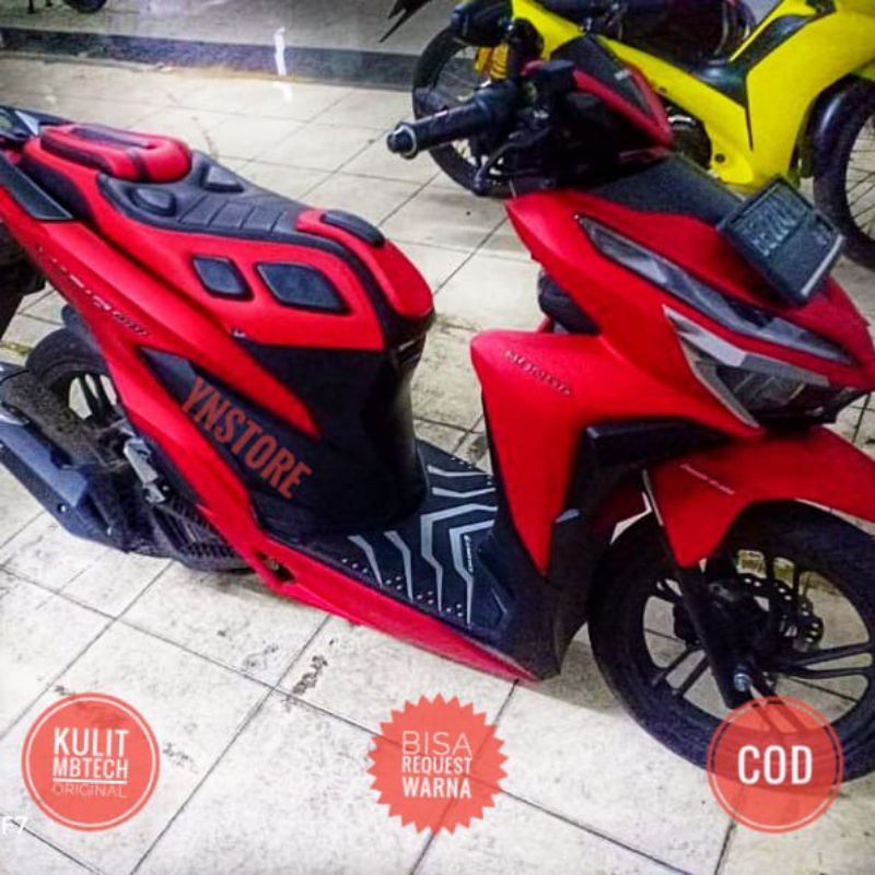 Sarung Cover jok Modifikasi Vario 160 150 125 110 Kulit MBtech Custom Terbaru