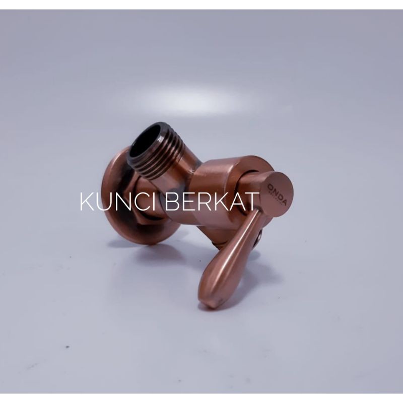 Stop kran double Anti/Stop keran double Onda Exclusive Rose Gold/Kran Toilet