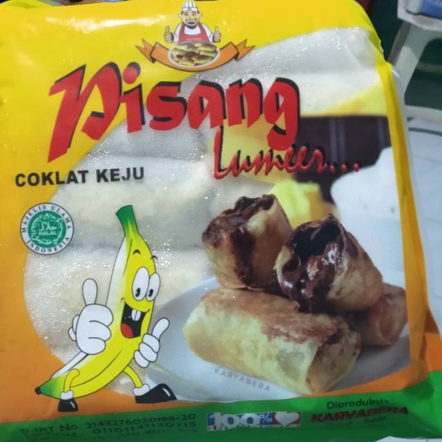 

pisang lumer coklat keju