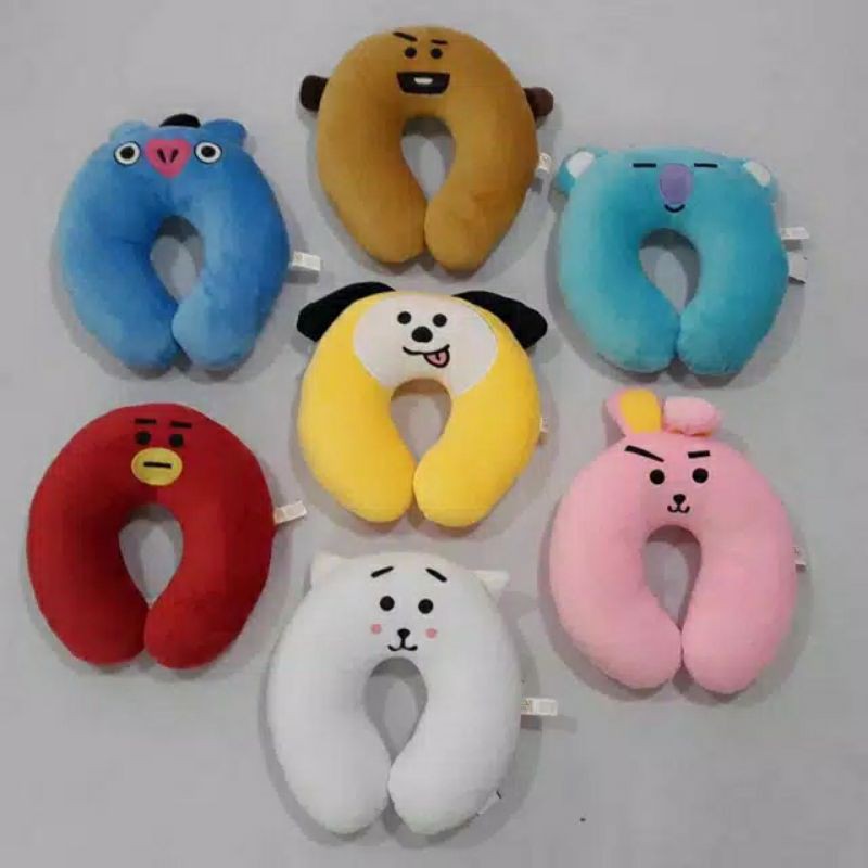 Bantal leher BT21 bordir (MK),  Bantal  Leher KPOP