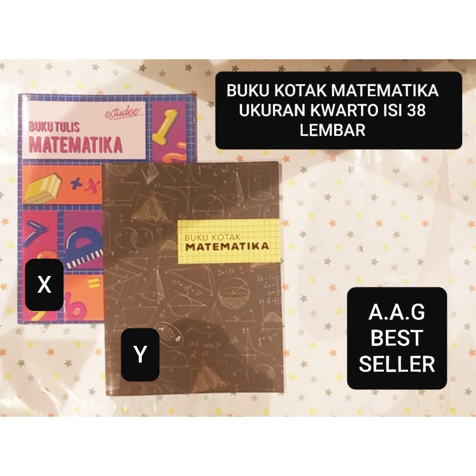 

BUKU KOTAK MATEMATIKA UKURAN KWARTO ISI 38 LEMBAR