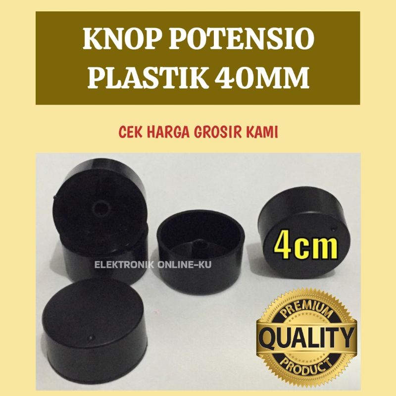 KNOP POTENSIO PLASTIK 40MM