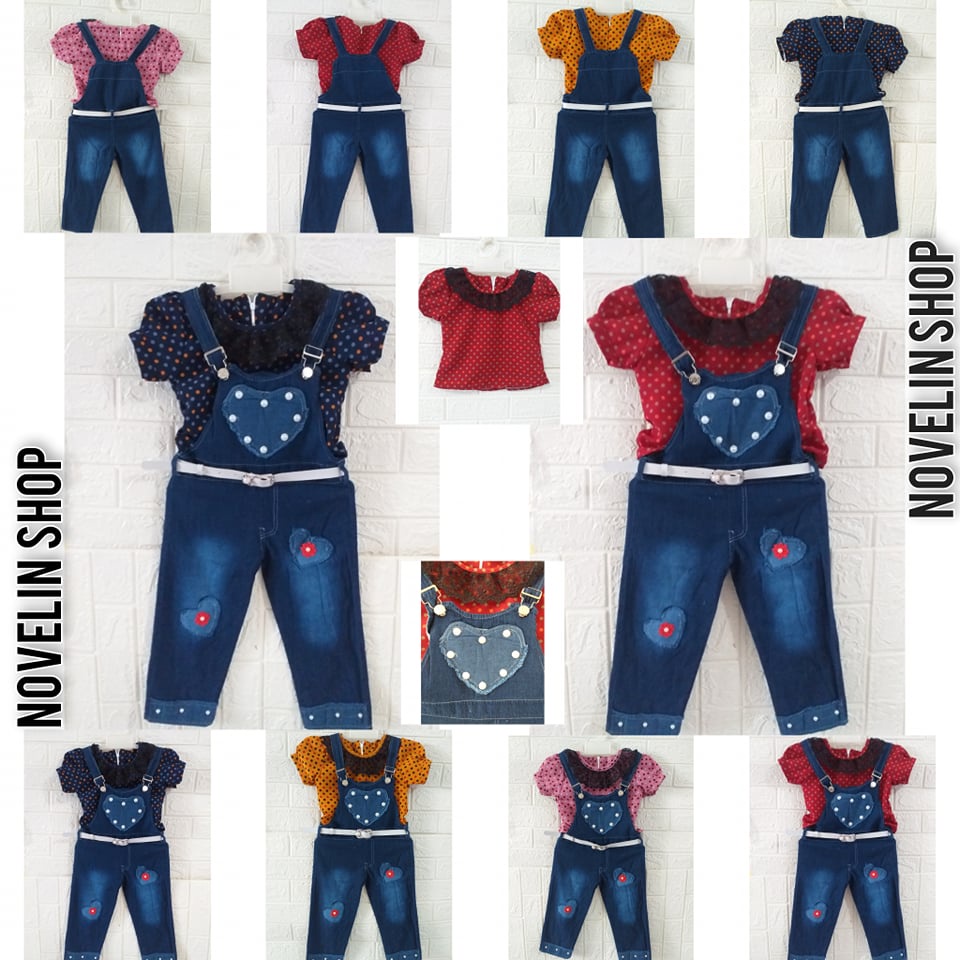 BAJU ANAK PEREMPUAN MODEL KODOK CELANA PANJANG 1 TAHUN-6 TAHUN