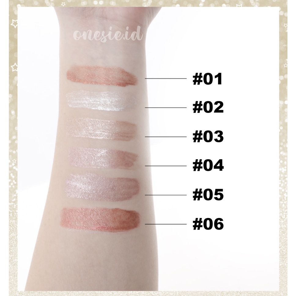 LAMEILA Liquid Glitter Eyeshadow Cair Korea Waterproof 6 Warna LA062 1025