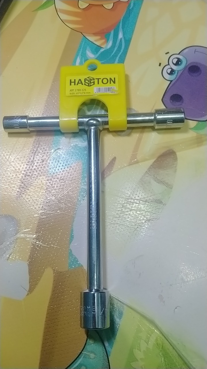 Hasston Prohex Kunci Shock Sock Sok T 3 Way Pilih Ukuran 8 10 12 14 Mm