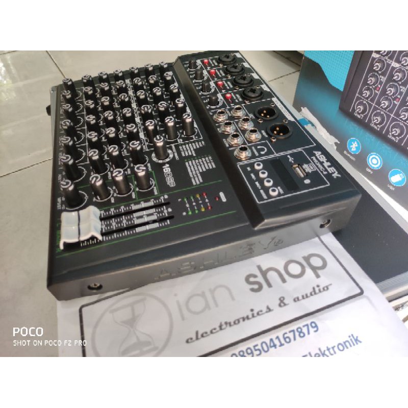 Mixer Audio Ashley Phonic6 6 Chanel USB Bluetooth Soundcard plus Hardcase