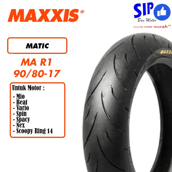 Ban motor bebek Maxxis MA R1 90 80 17 tubeless